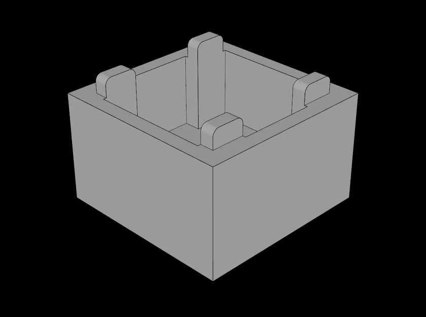 Mô hình thùng chứa mini 2x2x1 tương thích Lego cực tiện ích - Image 1