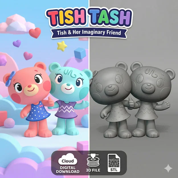 Mô hình Tish Tash - Bộ đôi tưởng tượng đầy sáng tạo - Image 1