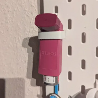 Giá treo ống hít hen suyễn cho bảng IKEA Skadis tiện lợi