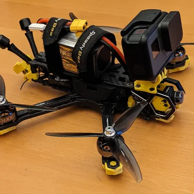 Tấm ốp sườn 3D cho Master 5 V2 (Tối ưu cổng USB SpeedyBee)
