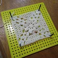 Bàn Chặn Mẫu Móc Crochet Granny Block - Thumbnail 1
