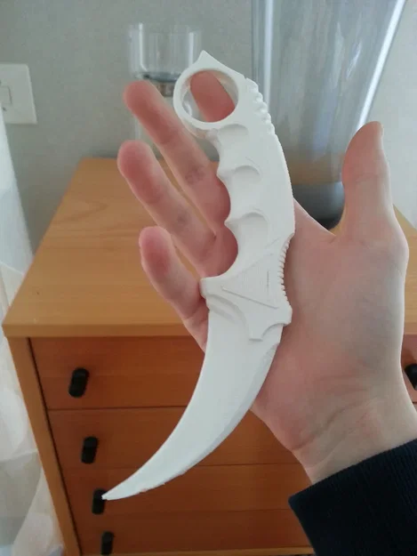 Mô hình dao Karambit CS:GO: File in 3D chi tiết cho game thủ - Image 1