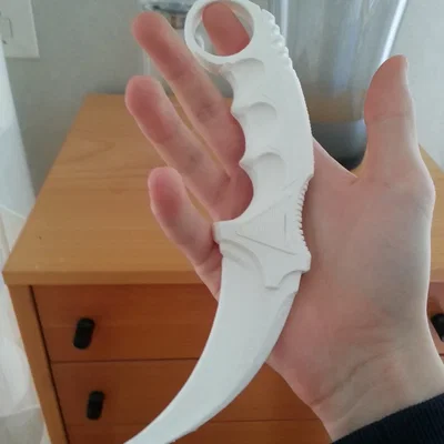 Mô hình dao Karambit CS:GO: File in 3D chi tiết cho game thủ