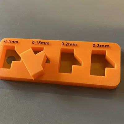 Mẫu in kiểm tra dung sai (Tolerance) cho máy in 3D