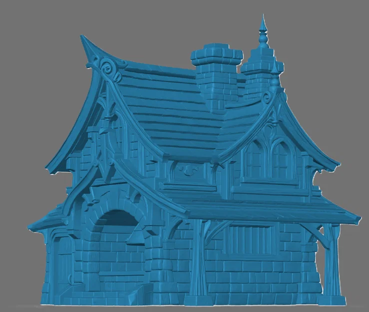 Xưởng Rèn Tiên Tộc (Elven Blacksmith Shop) - Phụ kiện mô hình thị trấn - Image 1