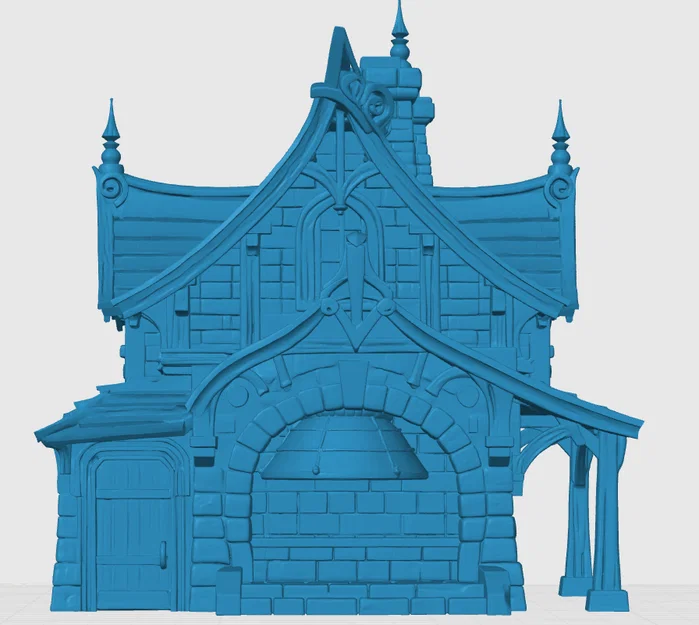 Xưởng Rèn Tiên Tộc (Elven Blacksmith Shop) - Phụ kiện mô hình thị trấn - Image 2