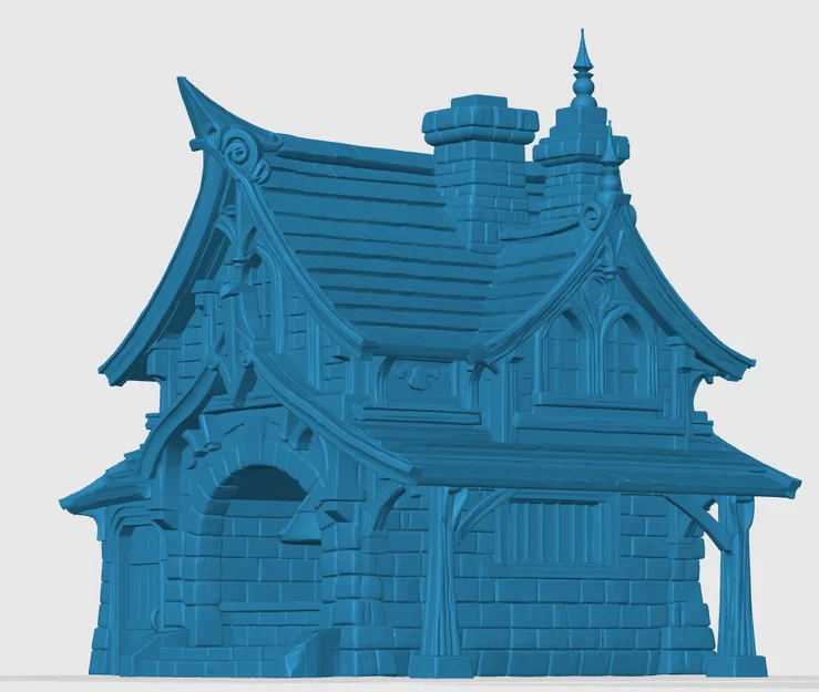 Xưởng Rèn Tiên Tộc (Elven Blacksmith Shop) - Phụ kiện mô hình thị trấn - Image 3