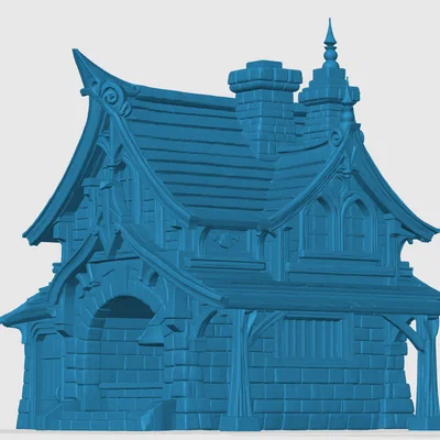 Xưởng Rèn Tiên Tộc (Elven Blacksmith Shop) - Phụ kiện mô hình thị trấn