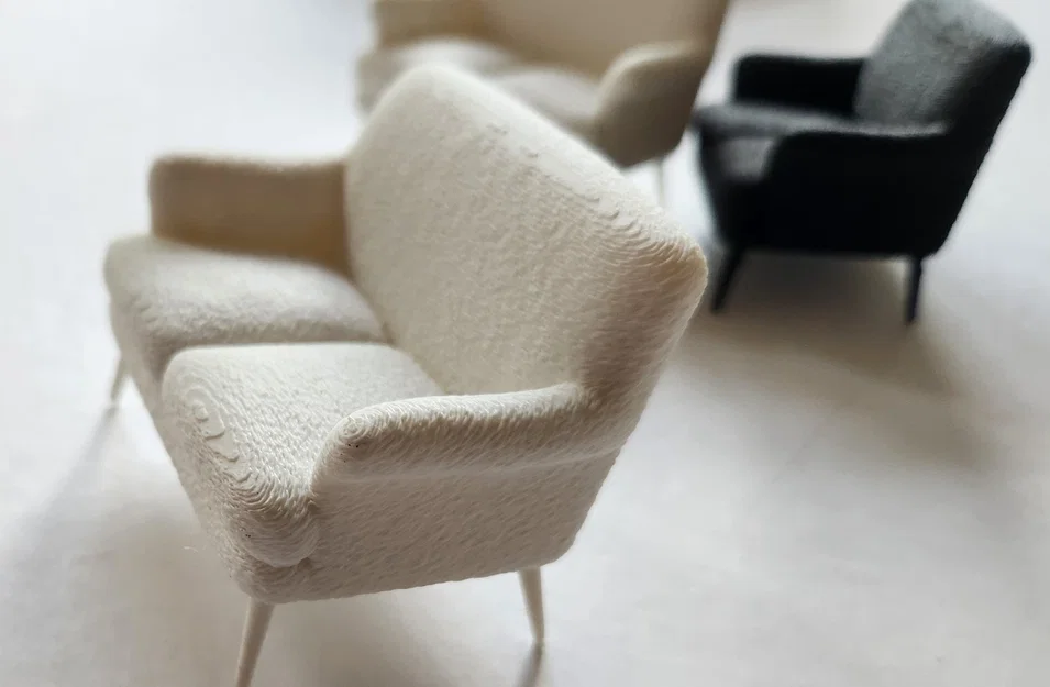 Ghế Sofa Mini Fergus (Fergus Loveseat) – Mô hình trang trí siêu xinh - Image 2