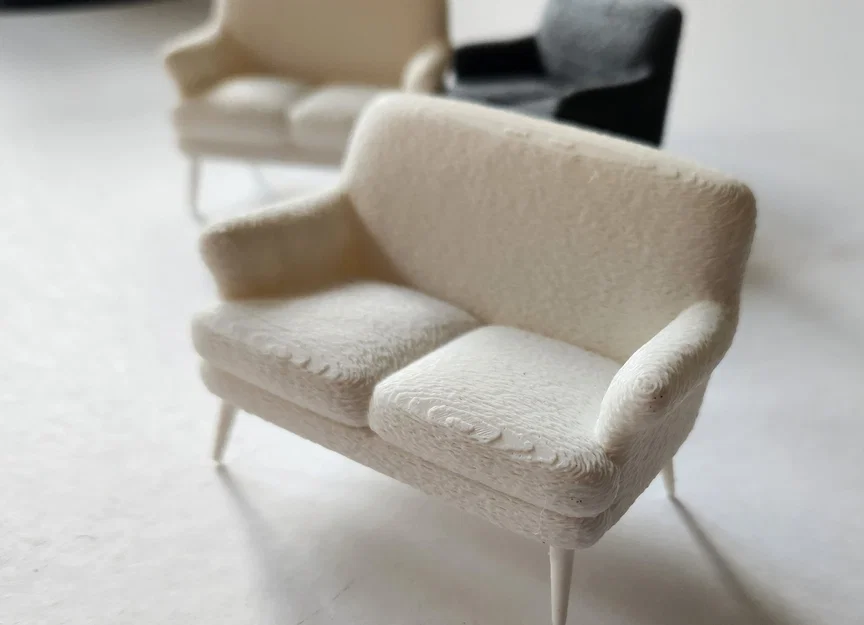 Ghế Sofa Mini Fergus (Fergus Loveseat) – Mô hình trang trí siêu xinh - Image 3