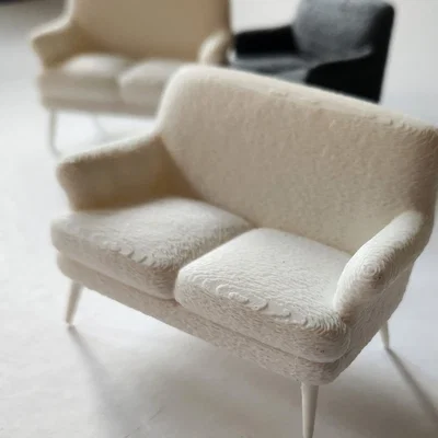 Ghế Sofa Mini Fergus (Fergus Loveseat) – Mô hình trang trí siêu xinh