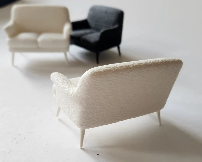 Ghế Sofa Mini Fergus (Fergus Loveseat) – Mô hình trang trí siêu xinh - Image 4