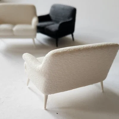 Ghế Sofa Mini Fergus (Fergus Loveseat) – Mô hình trang trí siêu xinh