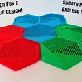 Tri-Hexagon Super Fidget (In liền khối - Print-In-Place) - Thumbnail 1