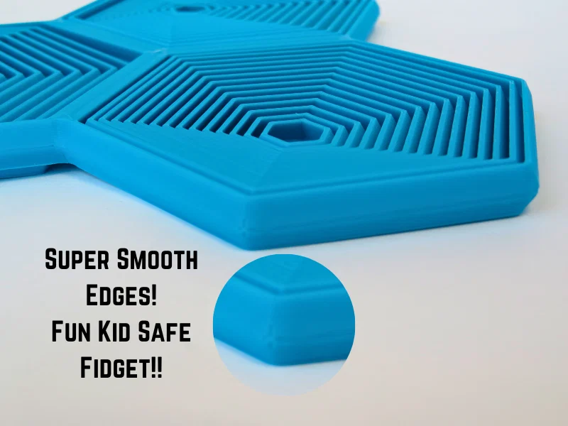 Tri-Hexagon Super Fidget (In liền khối - Print-In-Place) - Image 3