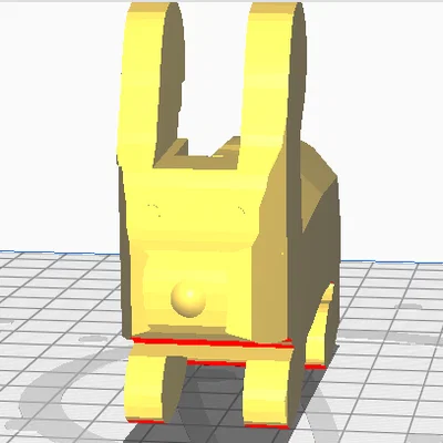 Mô hình chú thỏ hình học trang trí lễ Phục sinh 3D in dễ dàng