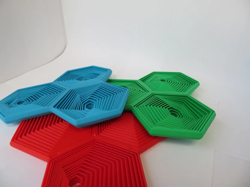 Tri-Hexagon Super Fidget (In liền khối - Print-In-Place) - Image 5