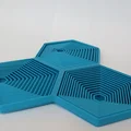 Tri-Hexagon Super Fidget (In liền khối - Print-In-Place) - Thumbnail 6