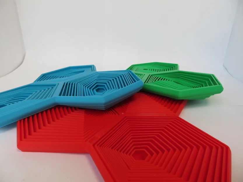 Tri-Hexagon Super Fidget (In liền khối - Print-In-Place) - Image 8