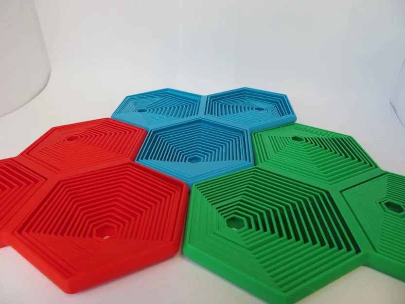 Tri-Hexagon Super Fidget (In liền khối - Print-In-Place) - Image 10