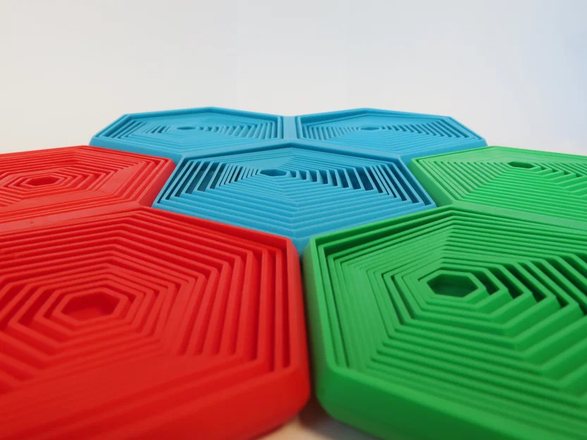 Tri-Hexagon Super Fidget (In liền khối - Print-In-Place) - Image 12