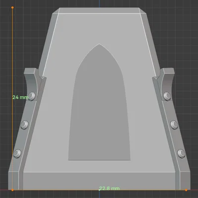 Địa hình chướng ngại vật chống tăng (Dragon's teeth) phong cách Grimdark cho Wargaming