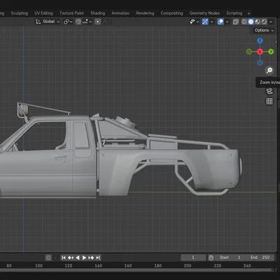 Mô hình thân xe Toyota Pre-Runner 3D cho RC Off-road 1/24 và 1/10