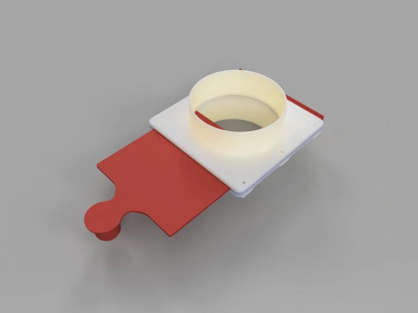 Blast Gate (Van chặn) kèm chốt khóa 100mm - Image 1