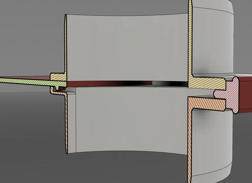 Blast Gate (Van chặn) kèm chốt khóa 100mm - Image 3