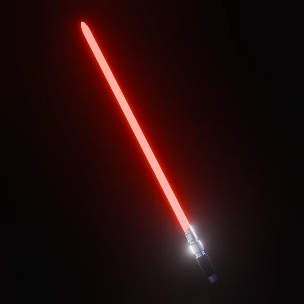Mô hình kiếm ánh sáng Red Light Saber in 3D cực chất - Image 1
