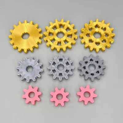 Tri-Geared Heart – Món đồ chơi Fidget/Móc khóa hình trái tim