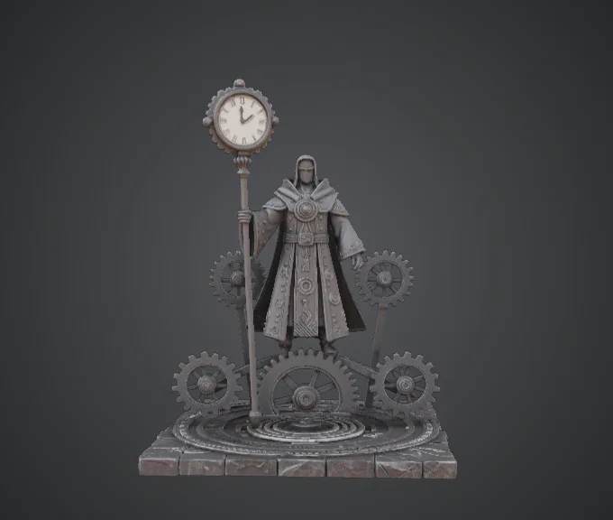 Clockwork Time Mage – Phù thủy Steampunk cùng đế bánh răng - Image 1