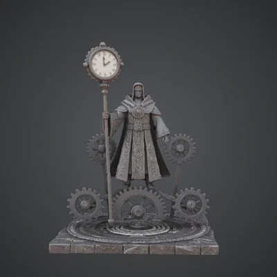 Clockwork Time Mage – Phù thủy Steampunk cùng đế bánh răng