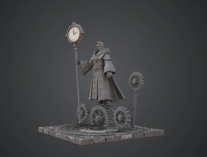 Clockwork Time Mage – Phù thủy Steampunk cùng đế bánh răng - Image 2