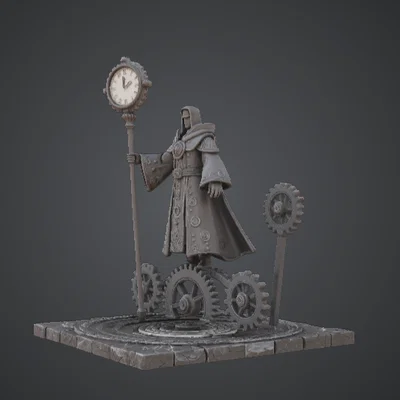 Clockwork Time Mage – Phù thủy Steampunk cùng đế bánh răng