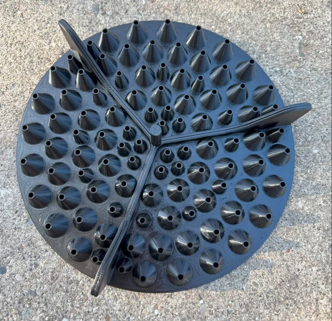 Tấm lọc cặn (Grit Guard) cho xô 5 gallon có chân đỡ trung tâm - Image 2