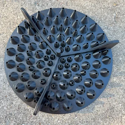 Tấm lọc cặn (Grit Guard) cho xô 5 gallon có chân đỡ trung tâm