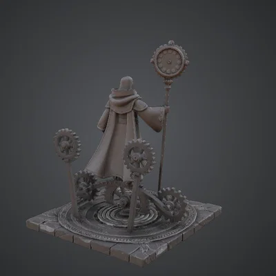 Clockwork Time Mage – Phù thủy Steampunk cùng đế bánh răng