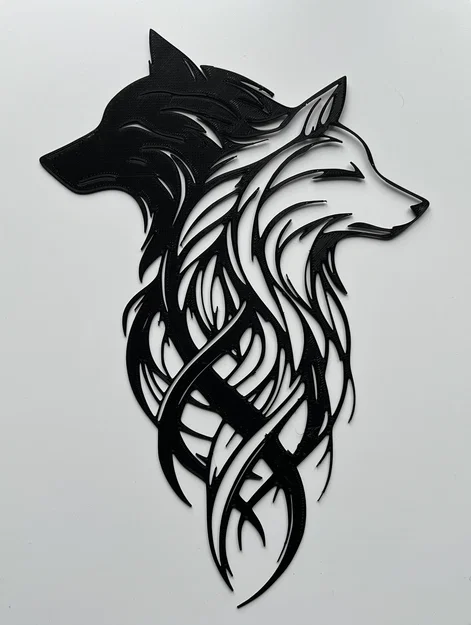 Tranh treo tường nghệ thuật hình sói Wolf Wall Art #5 độc đáo - Image 1