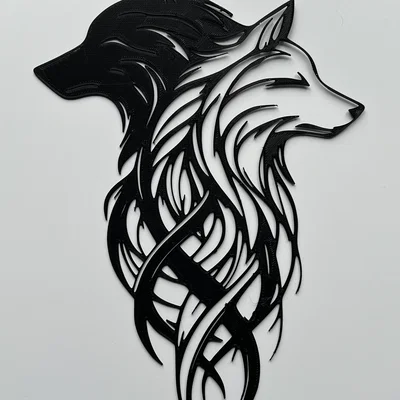Tranh treo tường nghệ thuật hình sói Wolf Wall Art #5 độc đáo