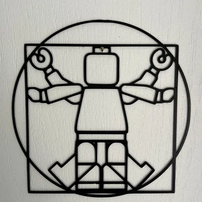 Tranh treo tường Lego Vitruvian Man