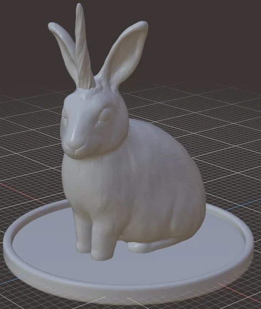 Giá đỡ trang sức UNICORN Rabbit Ring Holder in 3D đáng yêu - Image 4