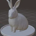 Giá đỡ trang sức UNICORN Rabbit Ring Holder in 3D đáng yêu - Thumbnail 4