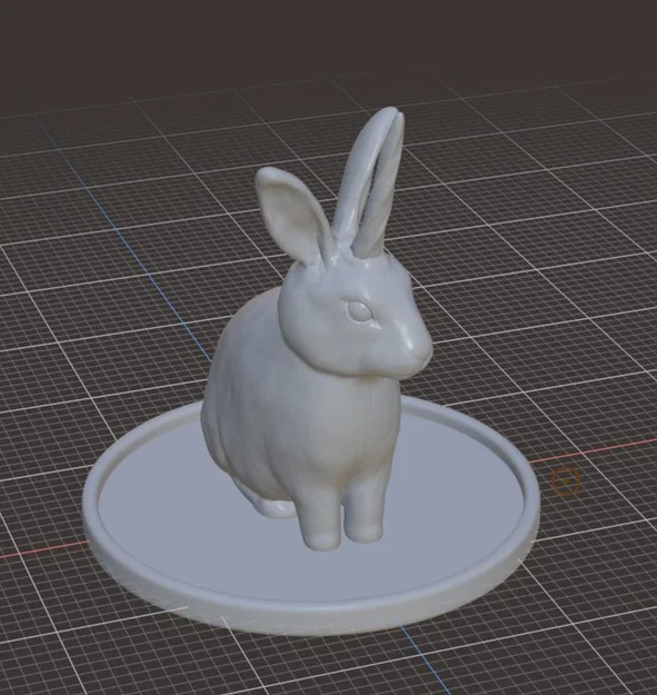 Giá đỡ trang sức UNICORN Rabbit Ring Holder in 3D đáng yêu - Image 5