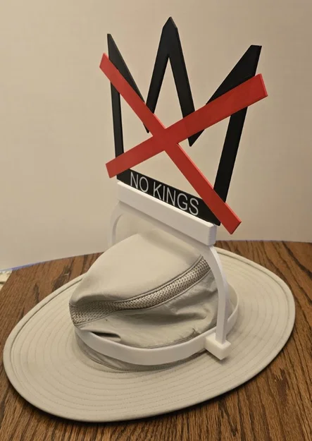 Vòng trang trí nón "No Kings" - Image 2