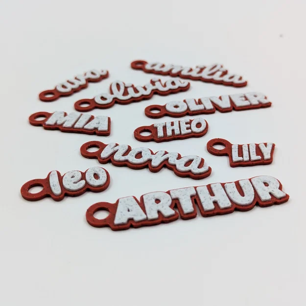 Thẻ tên móc khóa (Keychain Name Tags) - Image 7