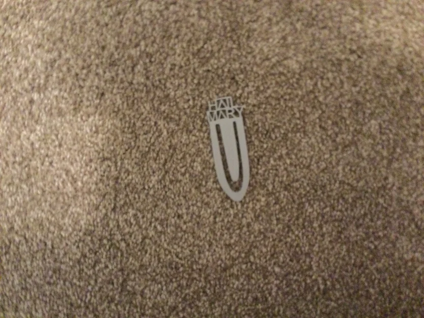 Mẫu in 3D kẹp sách Project Hail Mary độc đáo cho người yêu đọc sách - Image 1