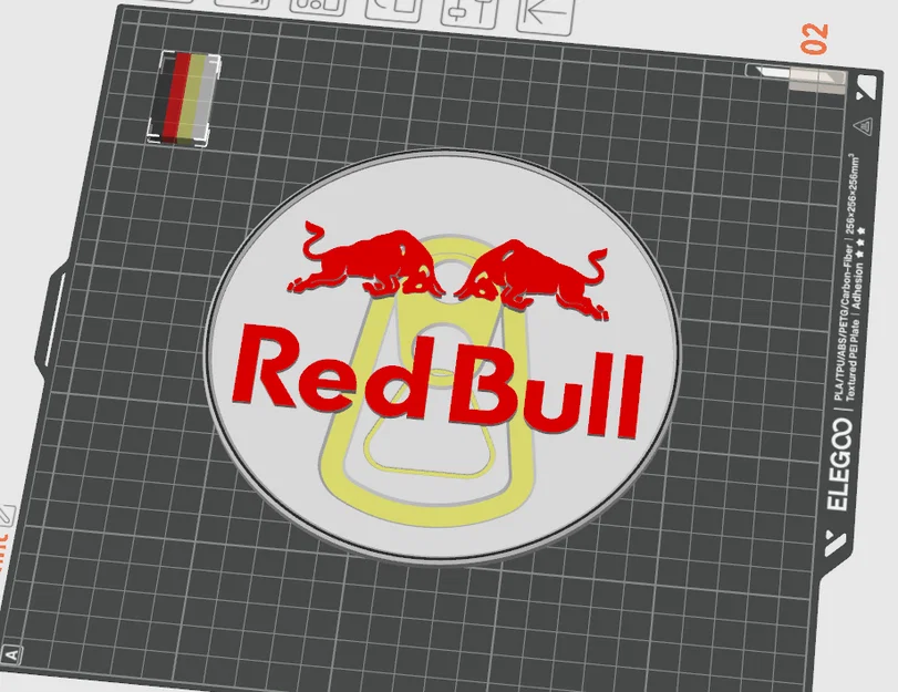 Đèn treo tường Red Bull & Logo Red Bull 3D - Image 2