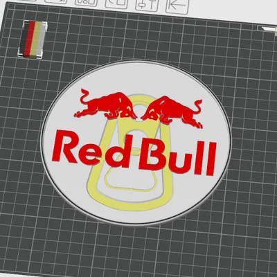 Đèn treo tường Red Bull & Logo Red Bull 3D