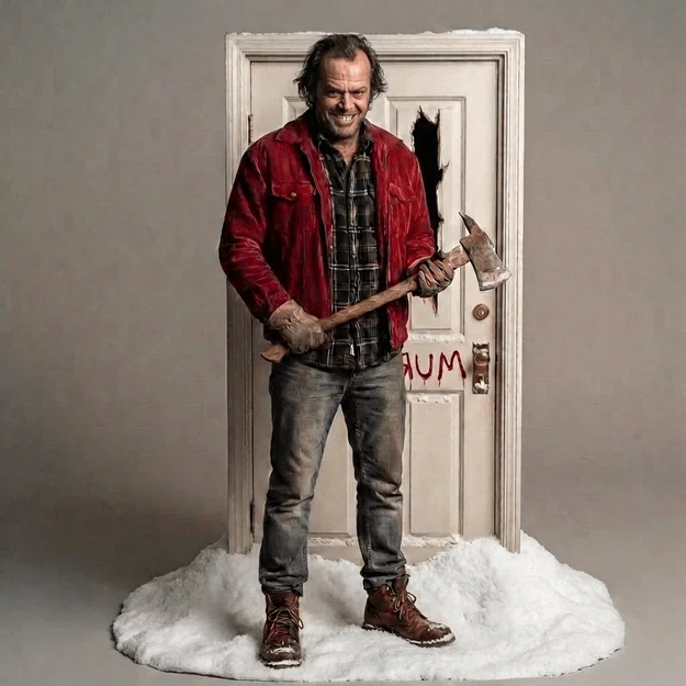 Mô hình 3D Jack Torrance từ The Shining (1980) siêu ấn tượng - Image 1